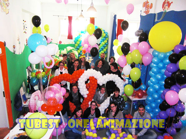 Corso di allestimento con palloncini