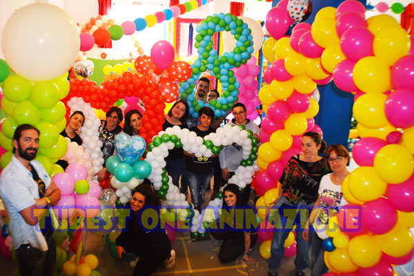 Corso di allestimento con palloncini