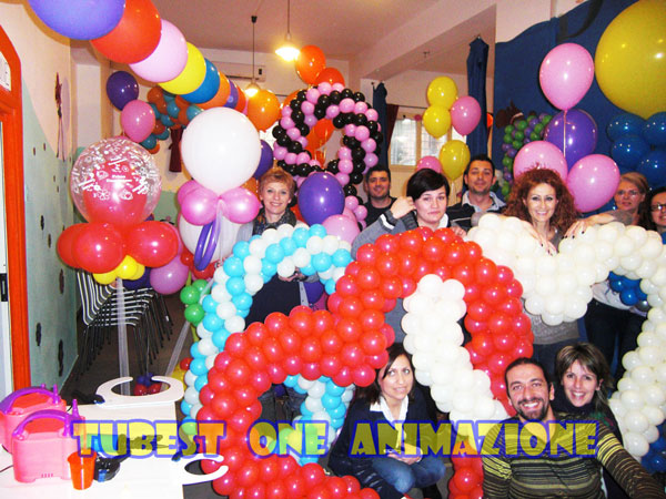 Corso di allestimento con palloncini