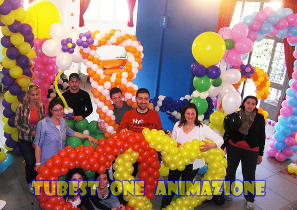 Corso di allestimento con palloncini