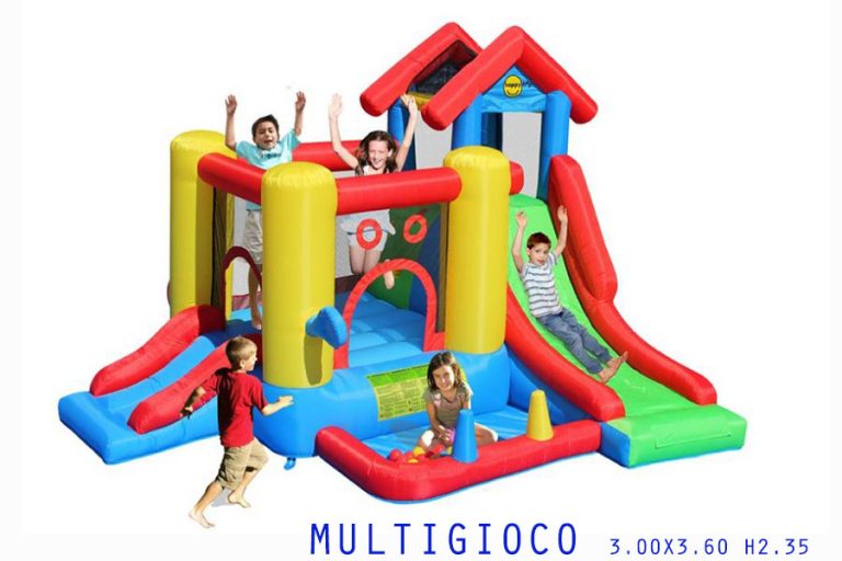 NOLEGGIO GONFIABILE MULTIGIOCO 3.00X3.6H2.35