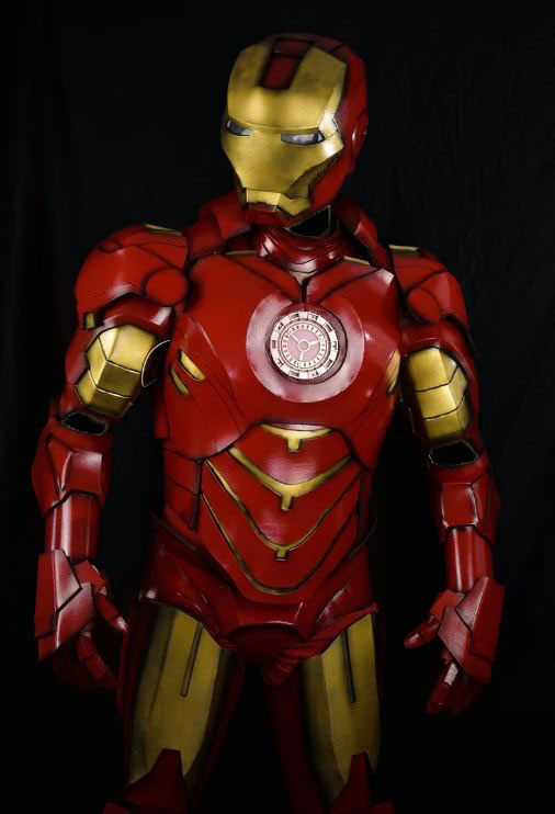 NOLEGGIO MASCOTTE Iron man ARMATURA ALTA QUALITA'