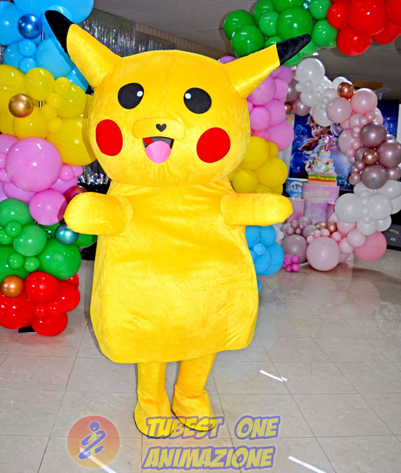 mascotte pikachu a noleggio per feste ed eventi con animazione