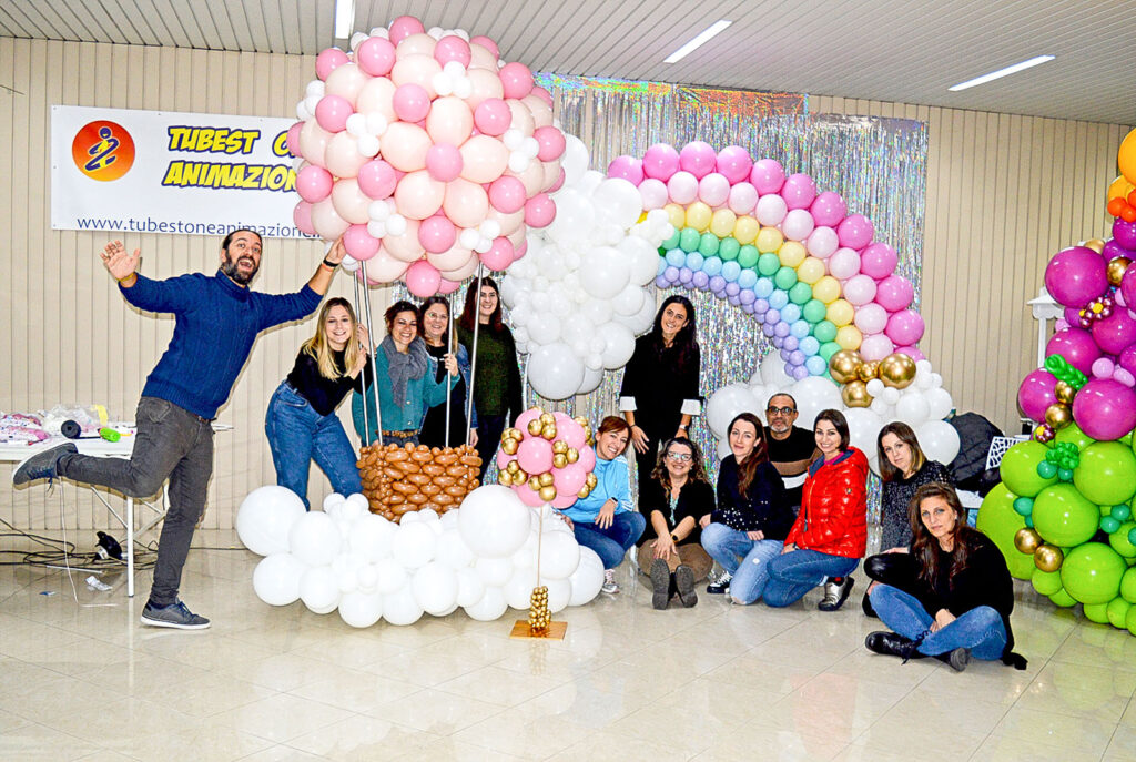 Corso avanzato di balloon art Mongolfiere e Arcobaleni