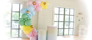 decorazioni con palloncini per Baby shower