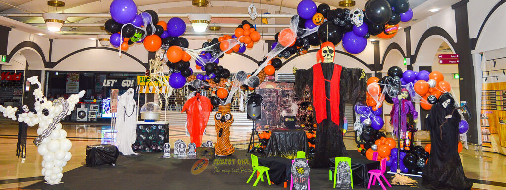 Animazione halloween per bambini con decorazioni di Hallween per feste ed eventi a Roma